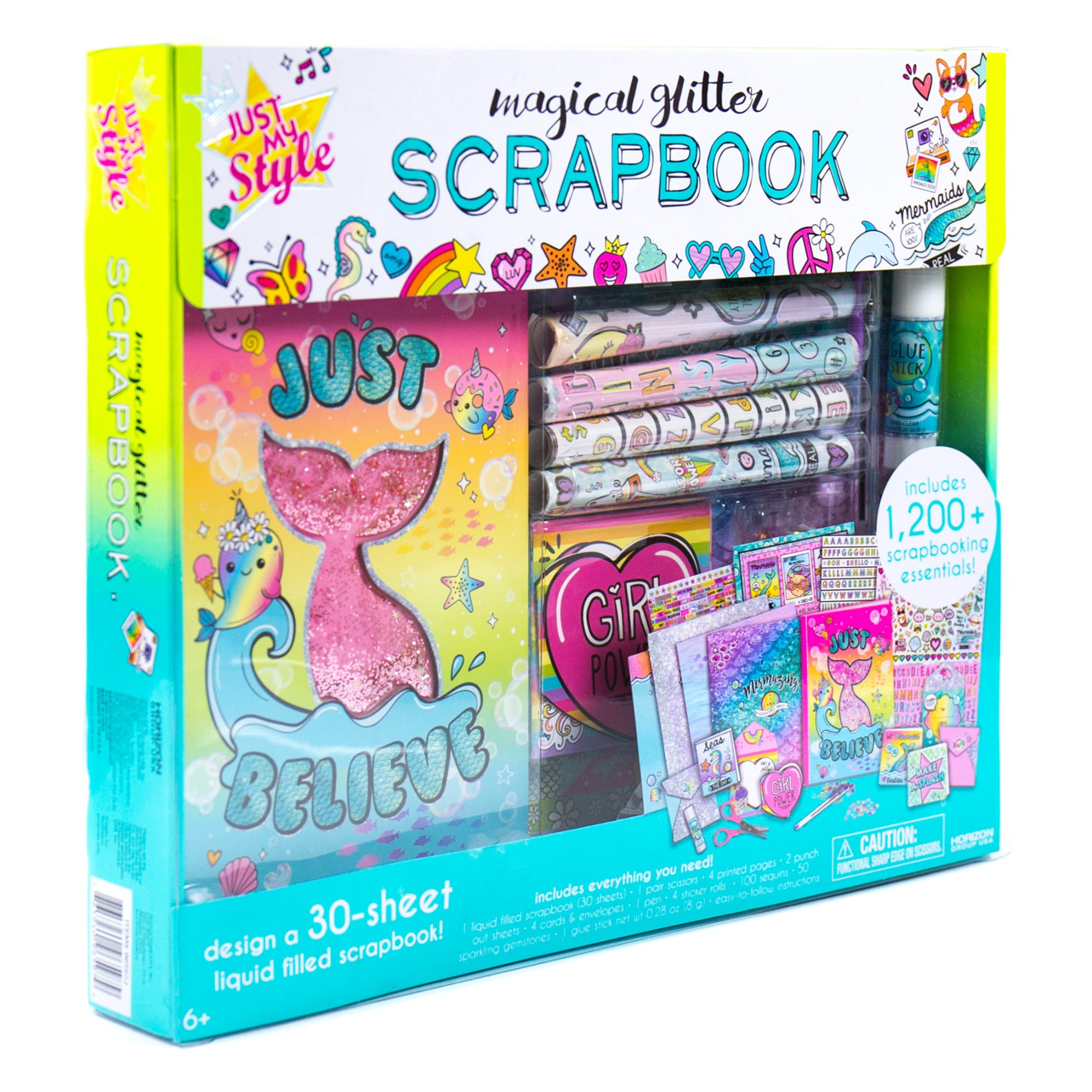 Magical Glitter Scrapbook Set, Arts & Crafts, 6+ - CheapSlice